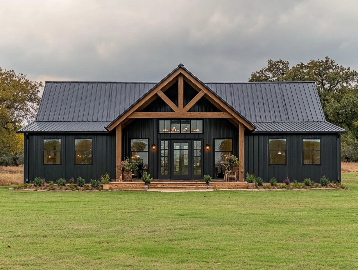 Barndominium House Plan BCO-40045 | Modern Barn Home Design