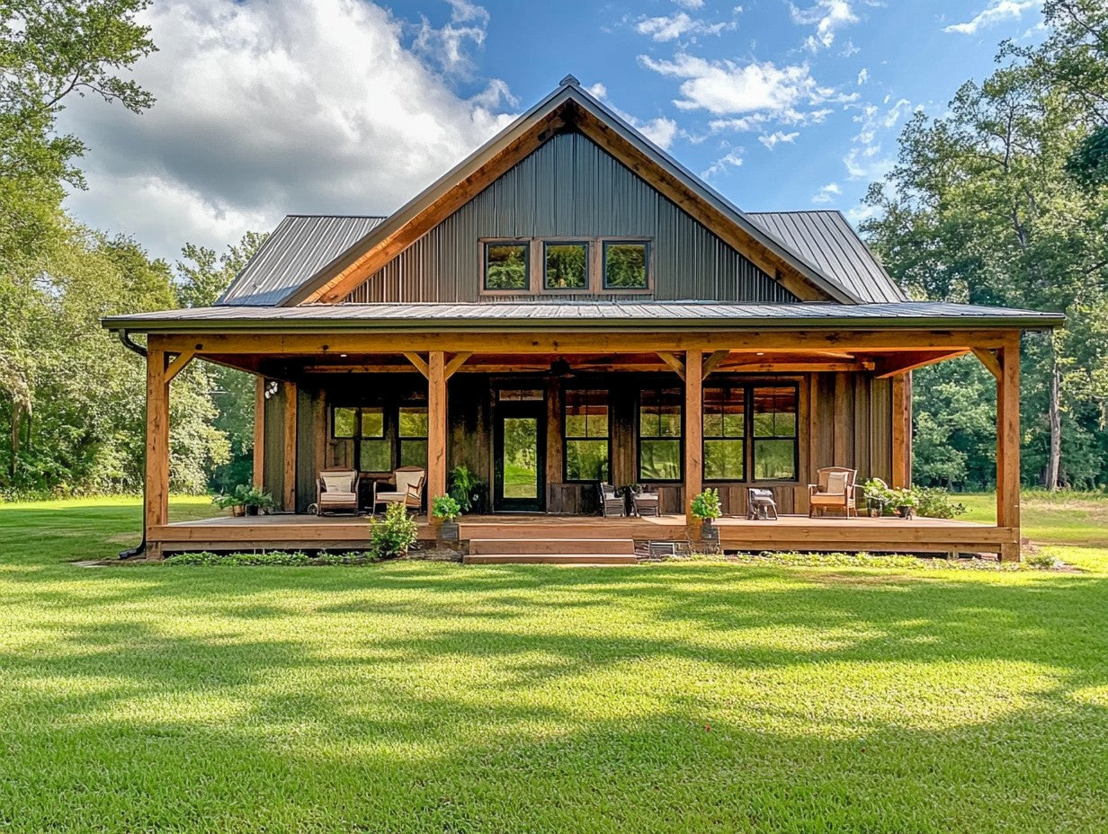 Barndominium House Plan BCO-40041 | Modern Barn Home Design