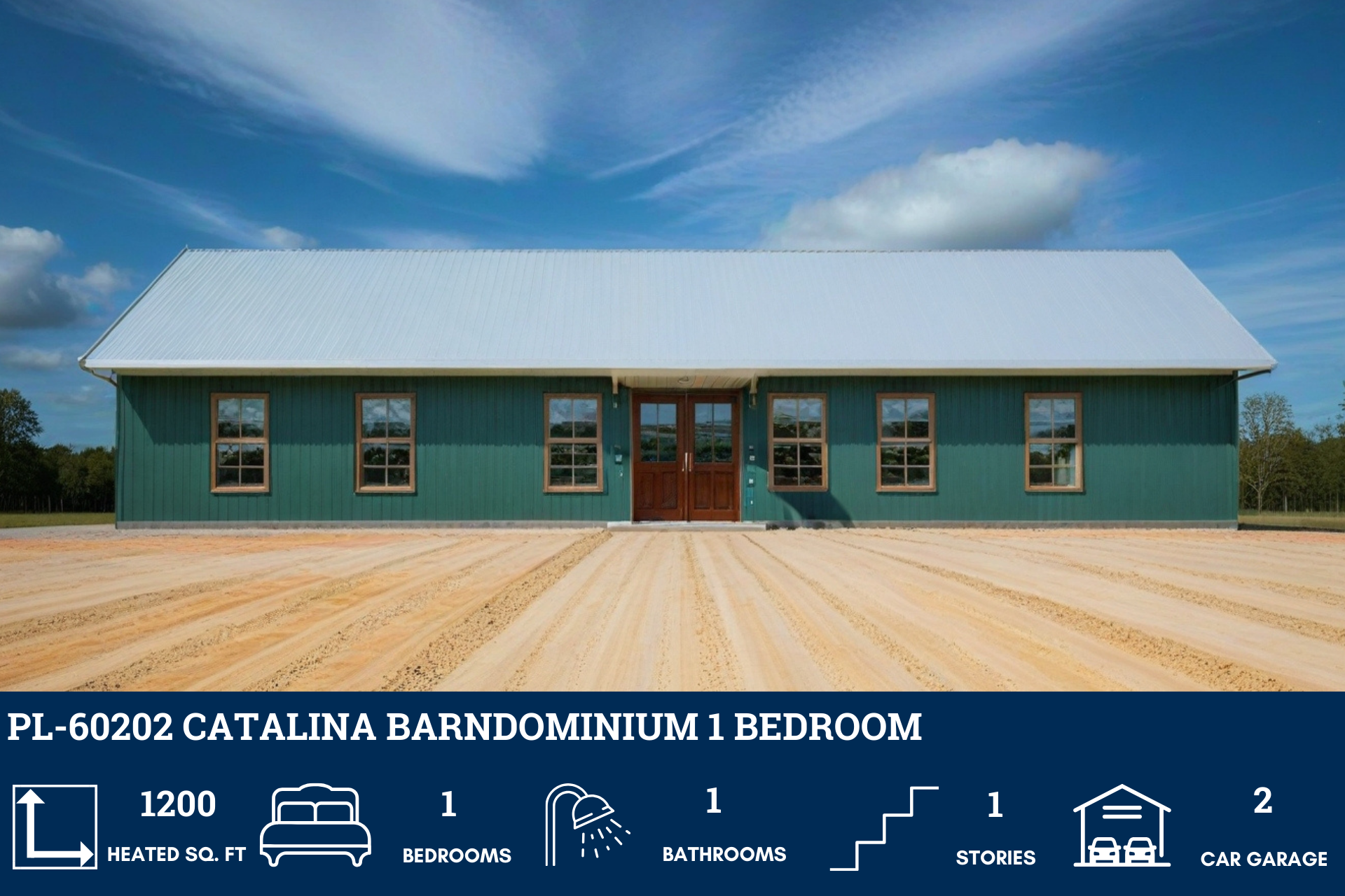 Catalina Barndominium House Plan PL-60202