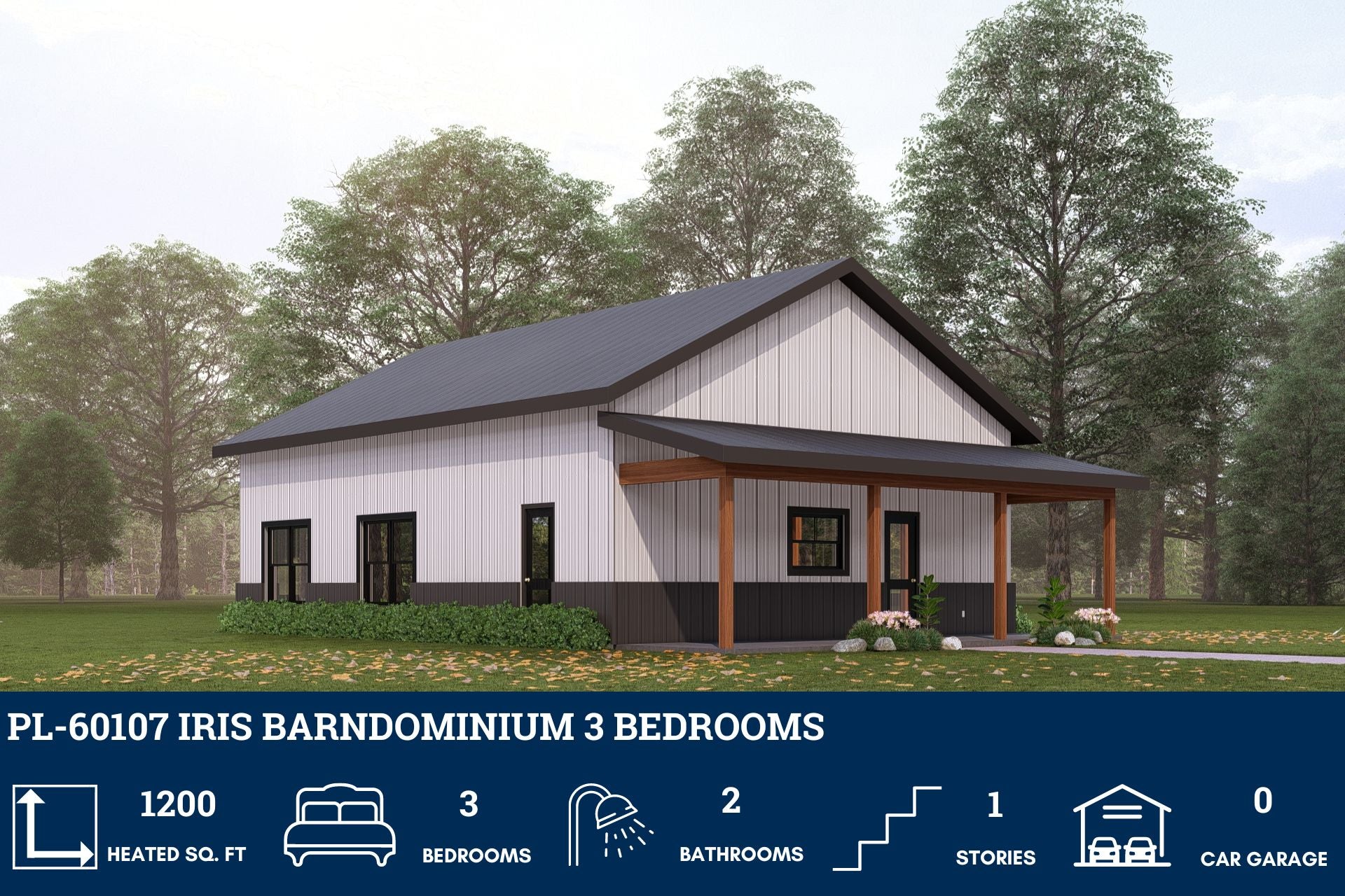 Iris Barndominium House Plan PL-60107