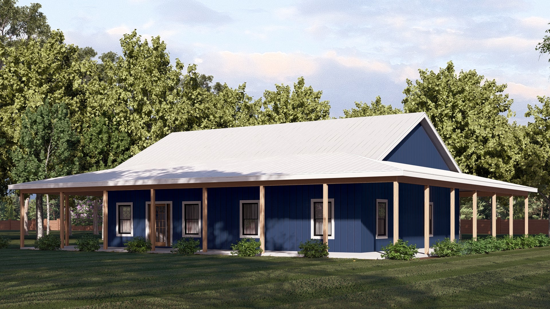 Alexander Barndominium House Plan PL-62512
