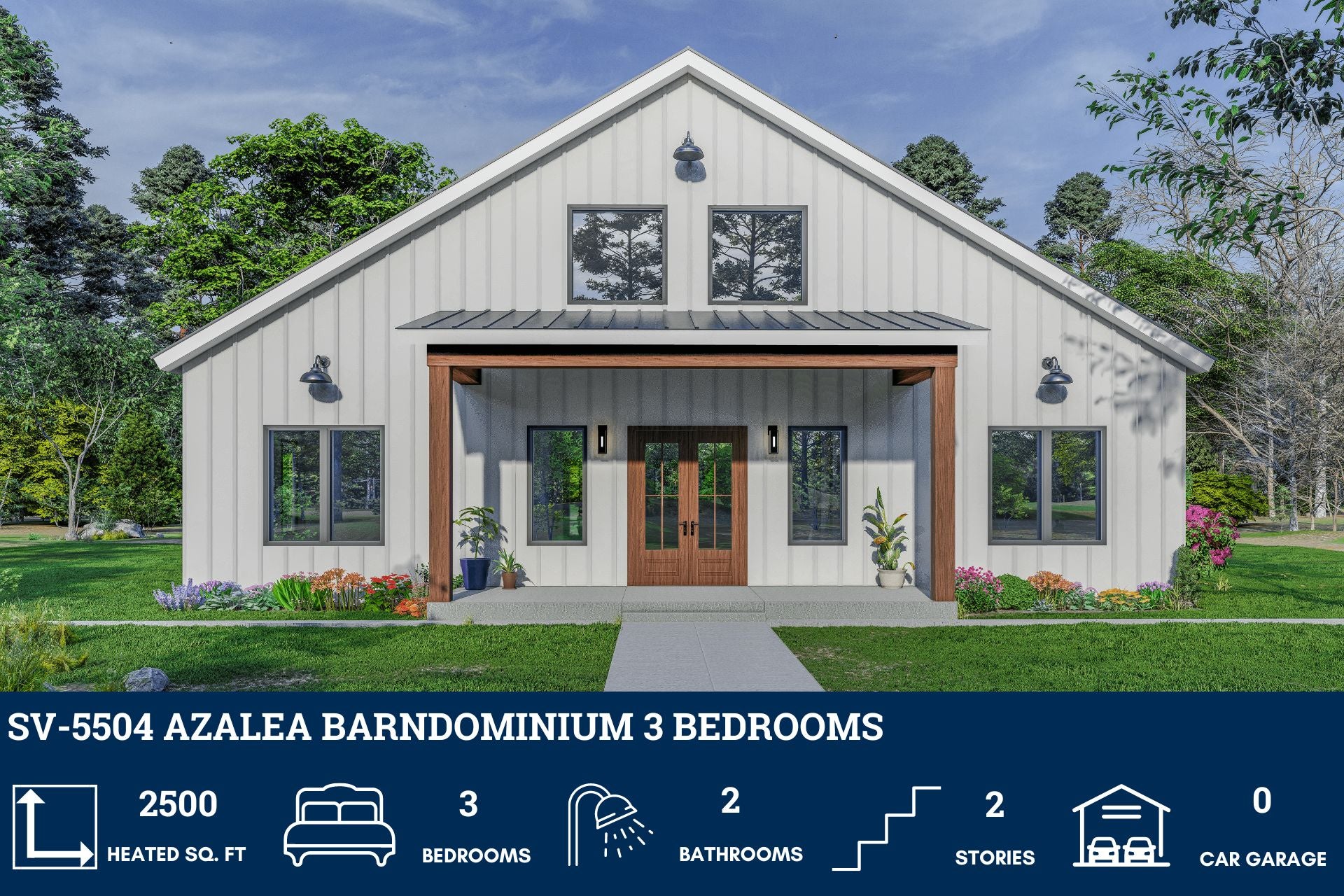 Azalea Barndominium House Plan SV-5504