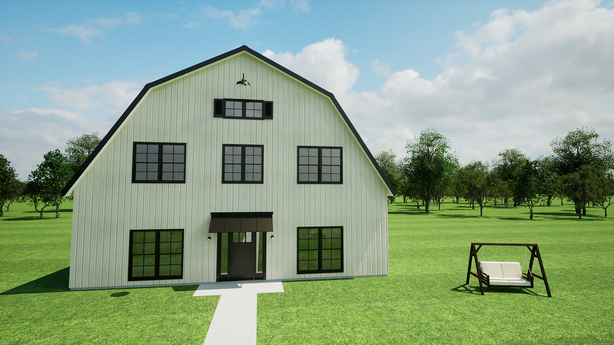 Barndominium House Plan for New Orleans Style